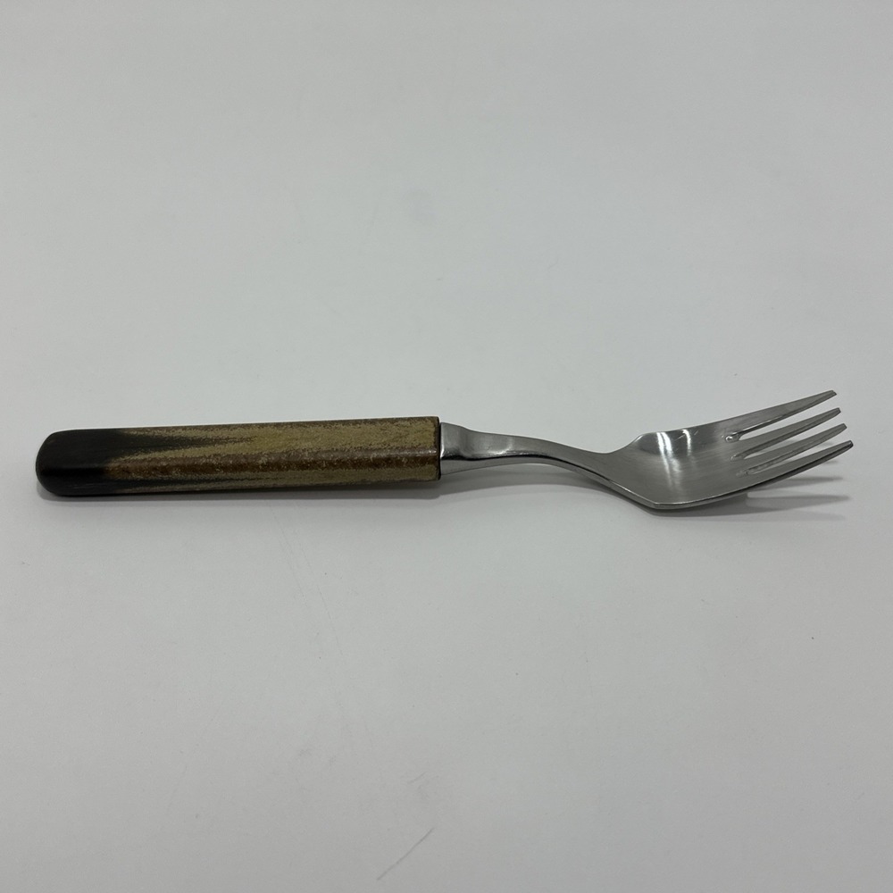 Denby Langley England Romany Brown Flatware Dinner Fork Starburst Replacement
